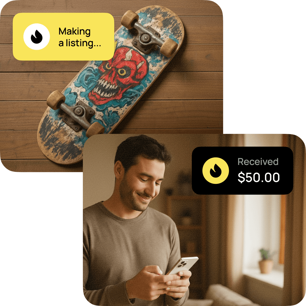 Phone recording listing